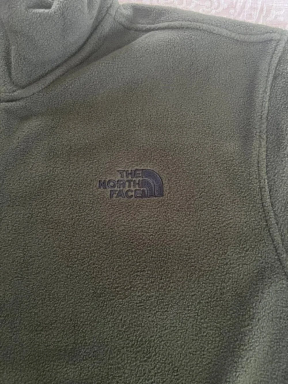 The North Face Men’s Woodland Green &Black Fleece Full-Zip Jacket